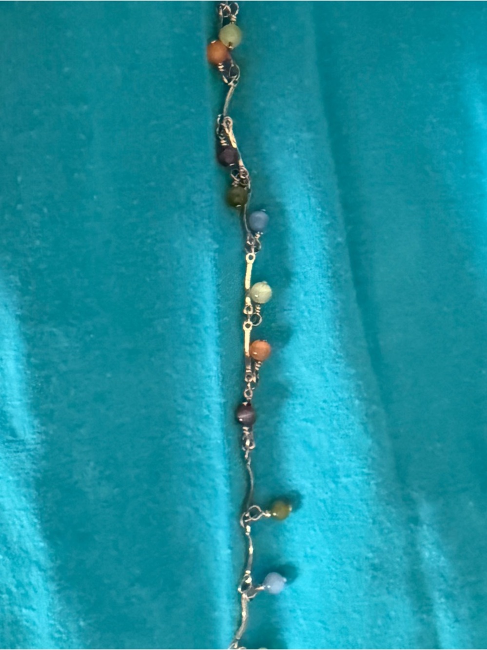Premier jewelry Multi-Color Beaded Women’s ankle bracelet 9” in length